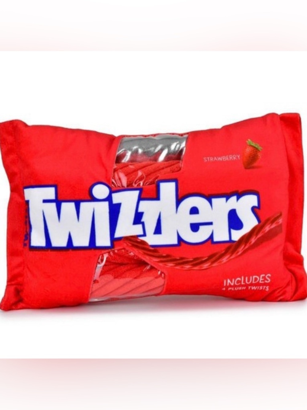 Twizzlers Red Candy Pillow - Twizzlers Logo